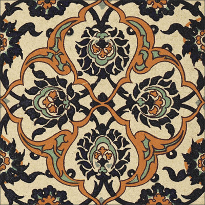Pas de toile * carreau persan