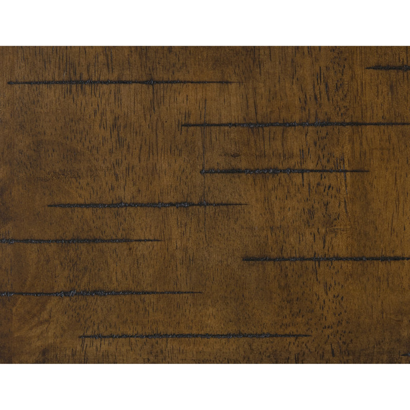 Tabourets de comptoir, 2 pièces, bois d'hévéa massif, brun noir, tabourets transitionnels 2 pièces, salle à manger brune