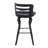 Aldborough Swivel Counter or Bar Height Barstool in Faux Leather, Bent Wood, and Metal-453100020-488346836-488346839