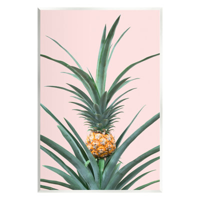" Pineapple Plant On Pink " by Sisi And Seb