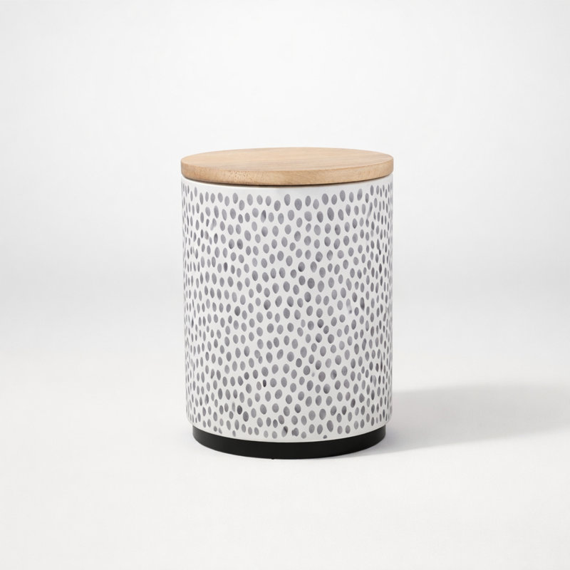 Cyprych Solid Wood Top End Table