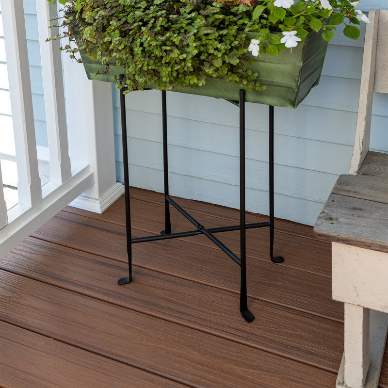 Durflinger Metal Bucket Stand, 23.5" H x 18" W x 18" D