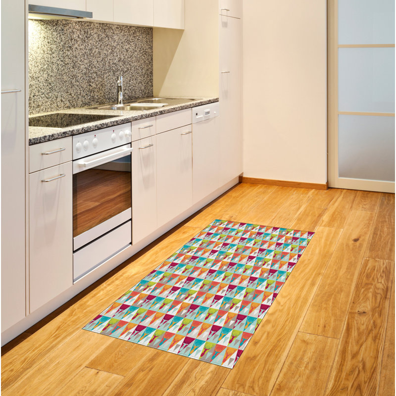 Indie High Density Long Fiber Poly Threads Decorative Area Rug Carpet, Rectangle 4' x 5'8"
