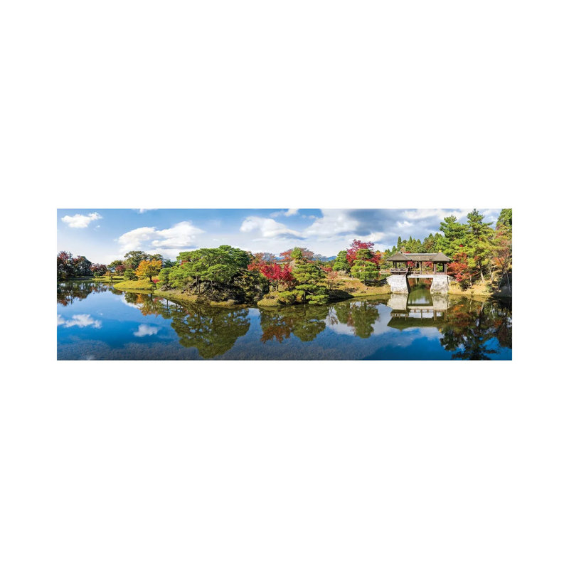 Shugakuin Imperial Villa, Kyoto, Japan by Jan Becke - Wrapped Canvas Panoramic Print, 30.48 cm H x 91.44 cm W x 1.91 cm D