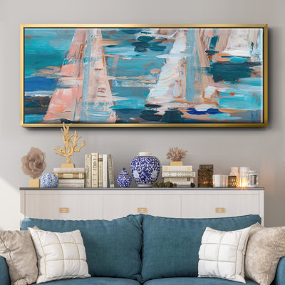 Pop Regatta I - toile encadrée