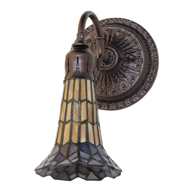Anelly 1 - Light Armed Sconce, Yellow/Gray