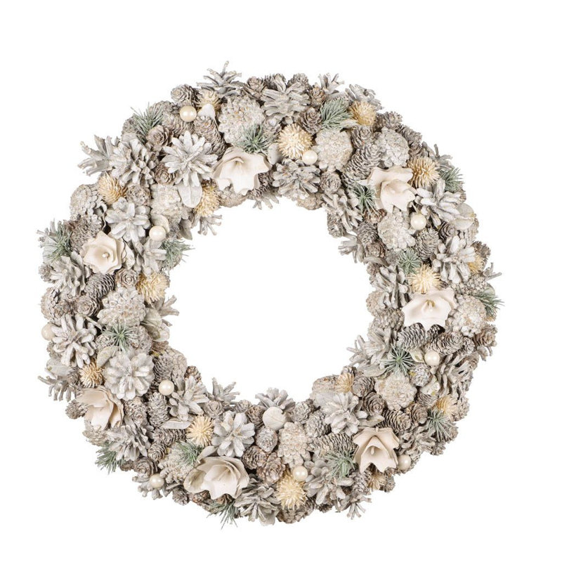 Dried Pinecones 51cm Wreath