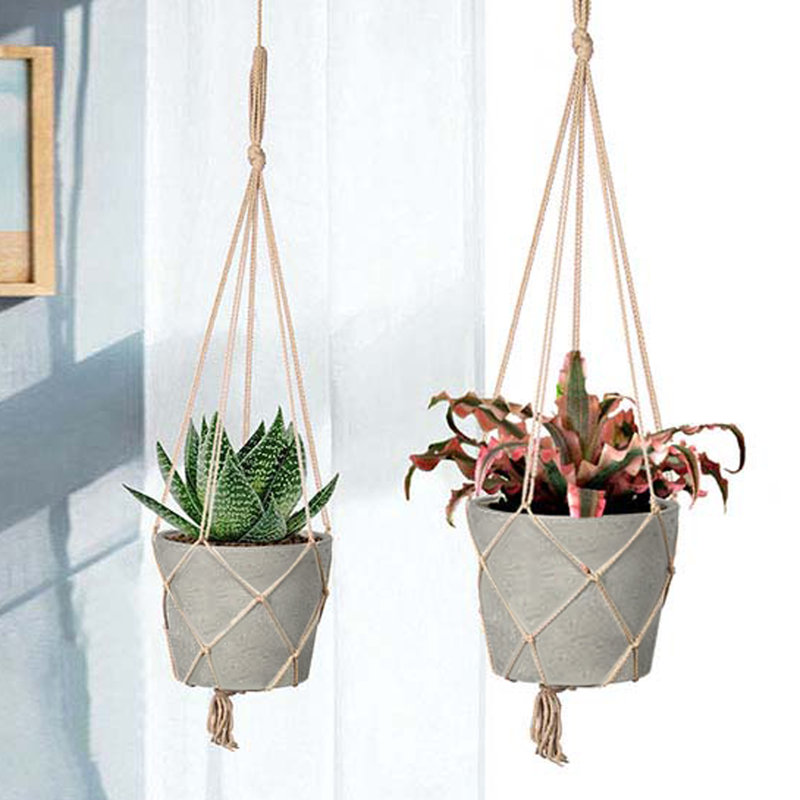 Pot suspendu avec filet Mashud Craft, H 7,47 po x l 8,37 po x P 9,3 po