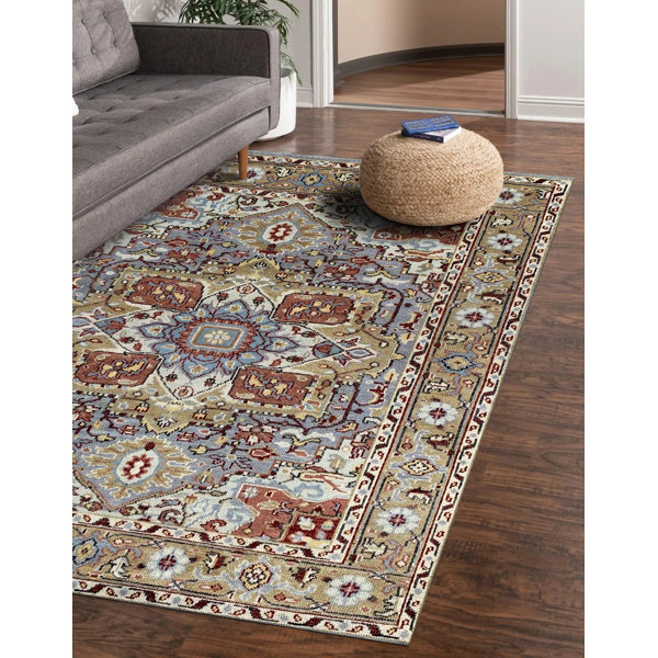 Bungalow Rose Wool Oriental Rug | Wayfair