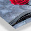Rose rouge à l'intérieur du livre - impression sur toile tendue-18437055-33219996