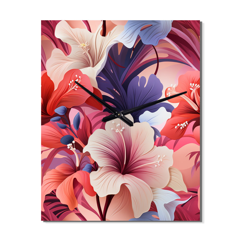 Janeanne - Horloges murales tropicales, Grand