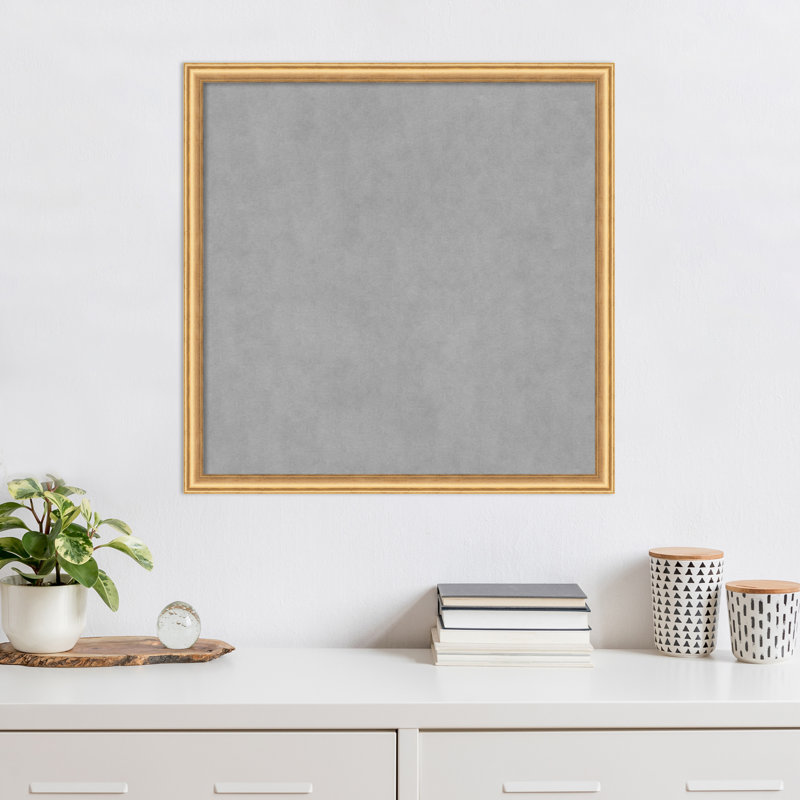 Tableau magnétique magnétique en métal, H 26 po x l 26 po, Or