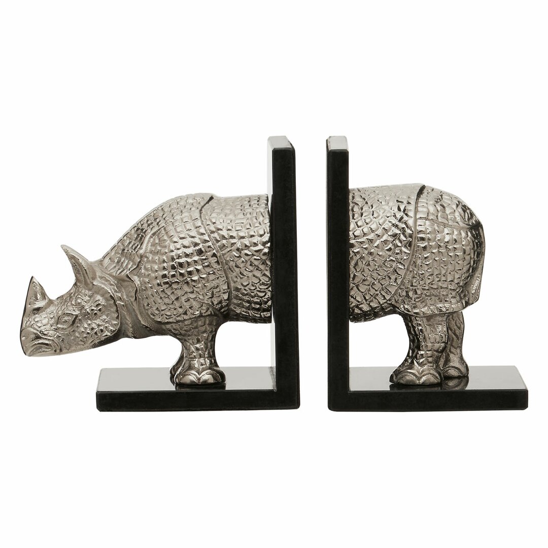 Buchstützen Rhino