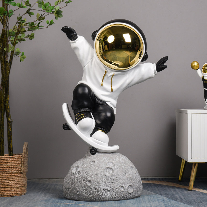 Figurine d'astronaute Cool Hoodie, Blanc