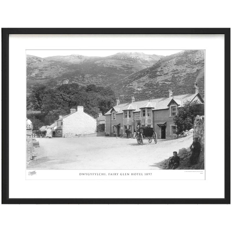 Dwygyfylchi, Fairy Glen Hotel 1897 - Single Picture Frame Print, 28cm H x 36cm W x 2.3cm D