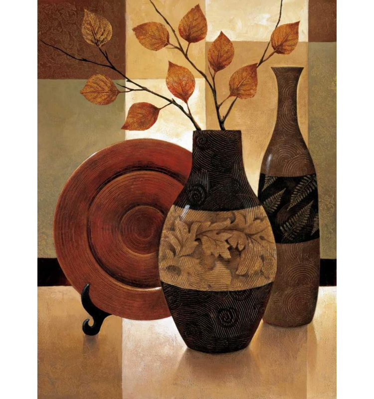 Winston Porter Mallett, Keith Gallery Wrapped Canvas Art Titled: Natures Patchwork I, 24" H x 19" W