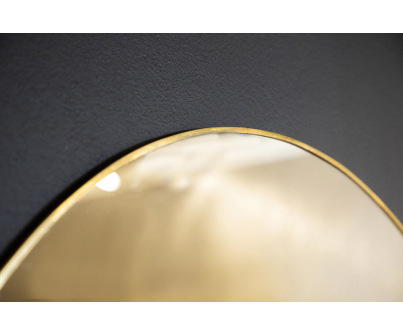 Merna Metal Flat Wall Mirror