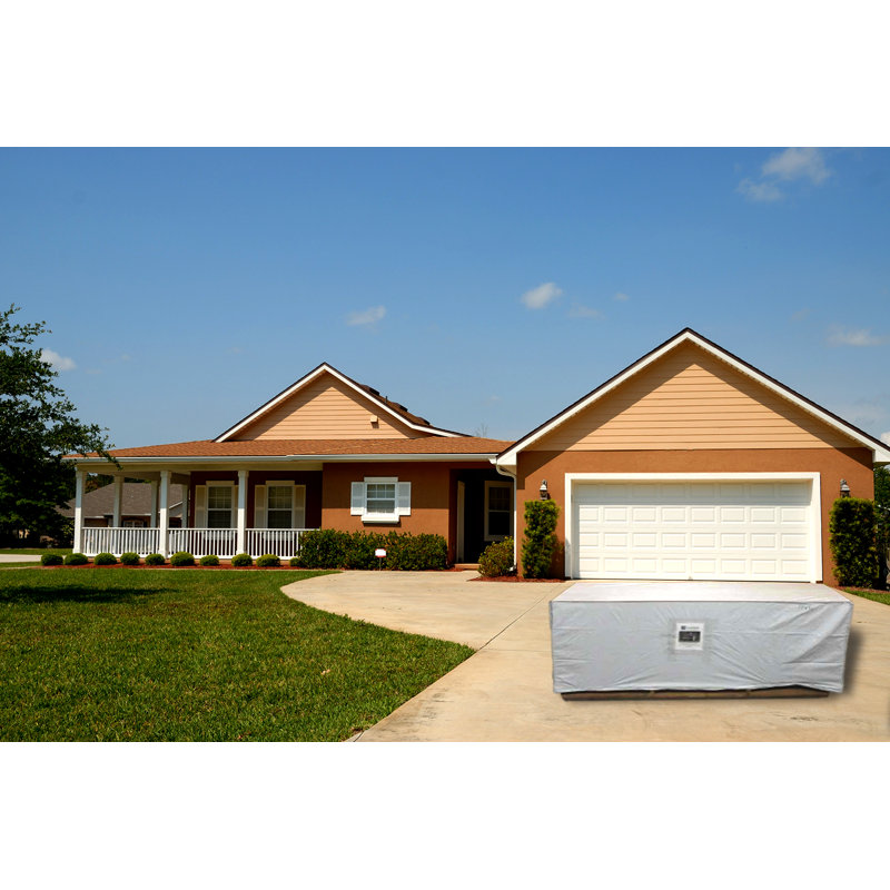 12 ft. W x 26 ft. D Solid Wooden Garage Shed