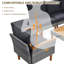 Ensemble de conversation modulaire en osier 9 pièces pour patio, canapé modulaire d'extérieur avec coussins amovibles pour la cour, le bord de la piscine et le balcon-202551345