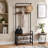 Versatile Entryway Rack and Shoe Bench Combo for Organizing Essentials