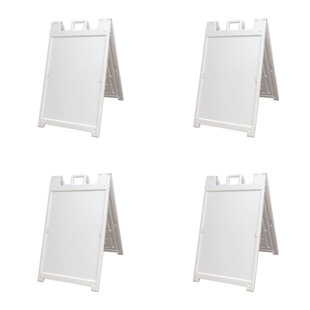 Enseigne pliante pliable Deluxe (Ensemble de 4)