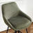 Absalom Modern Industrial Swivel Upholstered 25.6'' Linen Counter Stool with Metal Frame-505018660-484732096