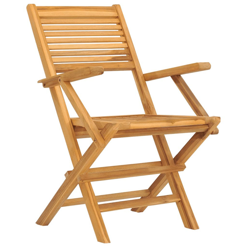 Monsen Folding Garden Chairs 4 pcs 55x62x90 cm Solid Wood Teak