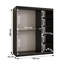Rakaya 2 Door Wardrobe-1466651710