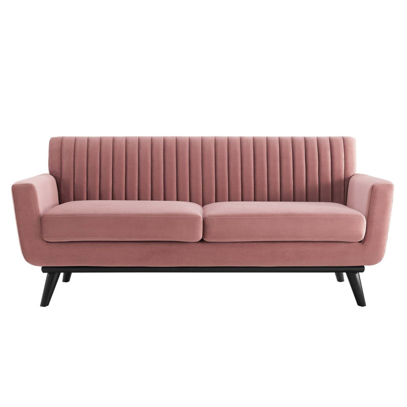 Causeuse Engage, Polyester rose poussiéreux