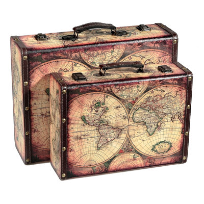 Ensemble de 2 valises Colston Expedition Map