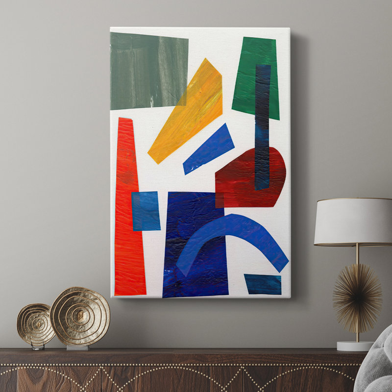 Colorful Shapes I - Gallery Cavas