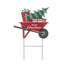 Piquet de jardin en métal 30 "H" Merry Christmas "
