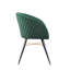 Goddard Mordern Tub Dining Chairs- Upholstered in Velvet, Cushion Padded With Metal Legs- Armchair Room Kitchen Living Room -901607927