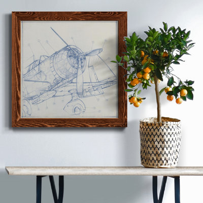 " Airplane Mechanical Sketch I "