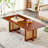 Rectangular Wooden Coffee Table With Sturdy Legs