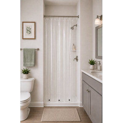 PEVA Shower Stall Liner (54x78")-Clear