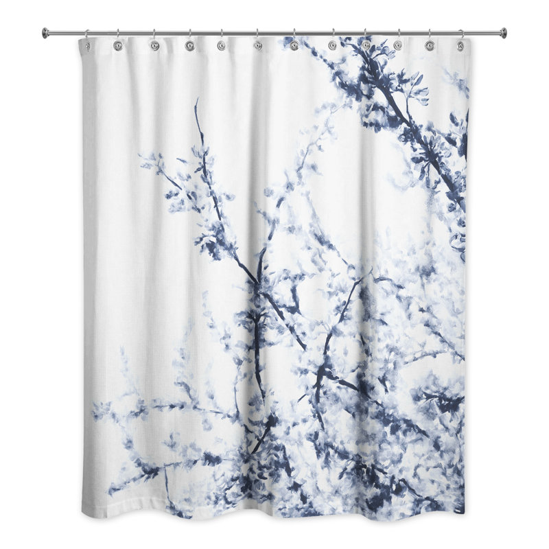 Rideau de douche Ester, Bleu marine