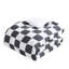 Édredon simple / simple TG en microfibre à carreaux, résistant à la peau, 1 édredon, taie décorative, 2 coussins décoratifs rembourrés, étiqueté, lavable à la machine, coussins, style moderne-122454260