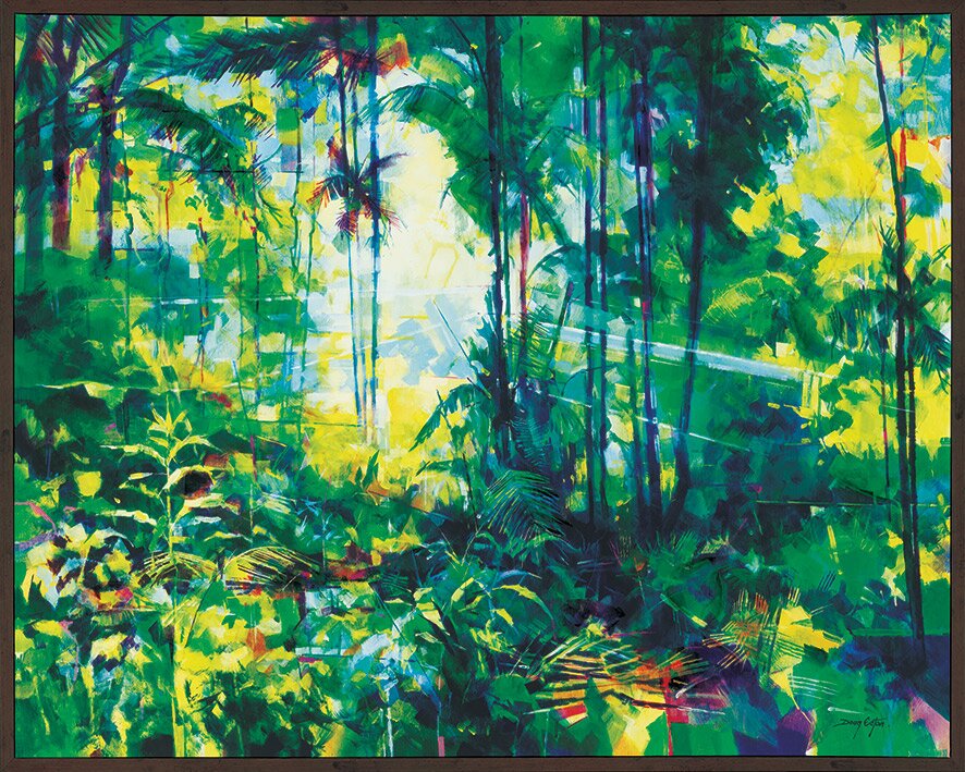 Leinwandbild Tropical Rainforest von Doug Eaton