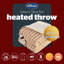 Silentnight Luxury Ribbed Faux Fur Heated Throw-115624624