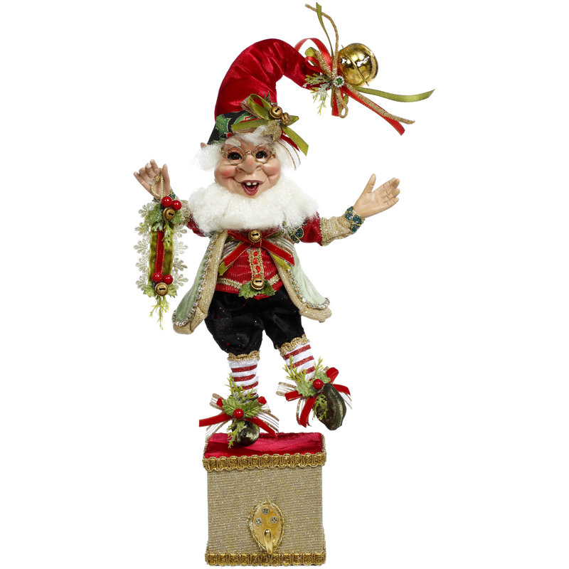 Mingle And Jingle Elf Stocking Holder - 14 Inches