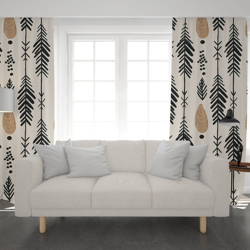 Room Darkening Curtain Pair, 20" W x 82" H