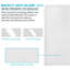 4' x 1' Selectable CCT Dimmable LED Flat Panel Light