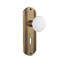 Deco Plate with Decorative Keyhole and White Porcelain Door Knob-536333990-536333995