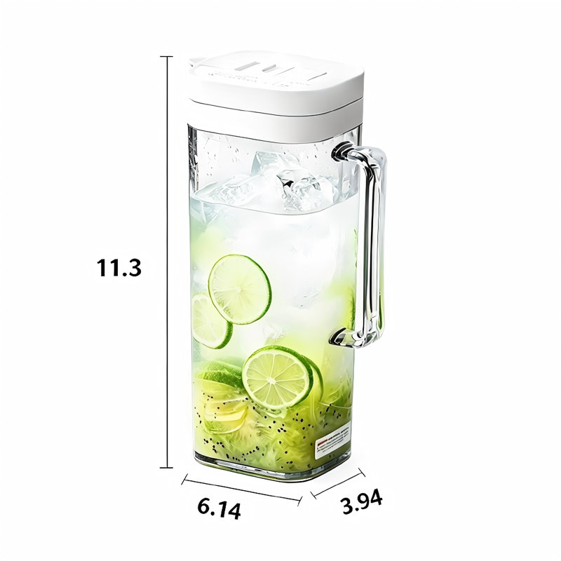 Pichet à eau avec couvercle Asvel, Blanc