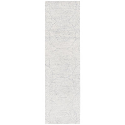 Metro Hand Tufted Wool Pile Geometric Rug