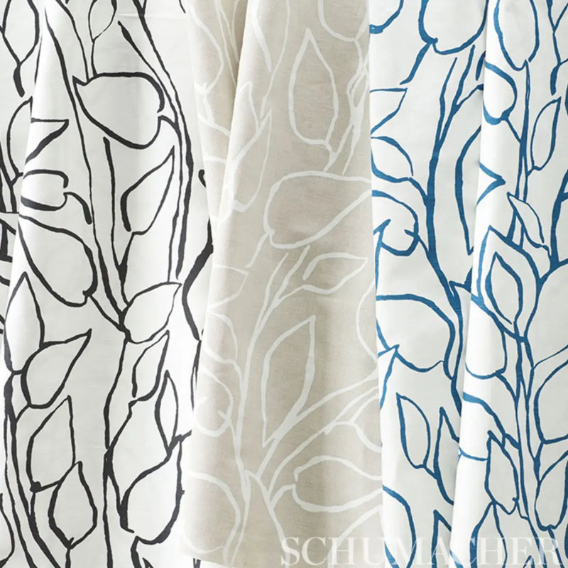 Solandra Vine Fabric, Black