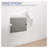 White Pneumatic Arm Single Laptop Wall Mount