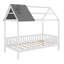 Lit simple en bois en forme de maison-1767263669