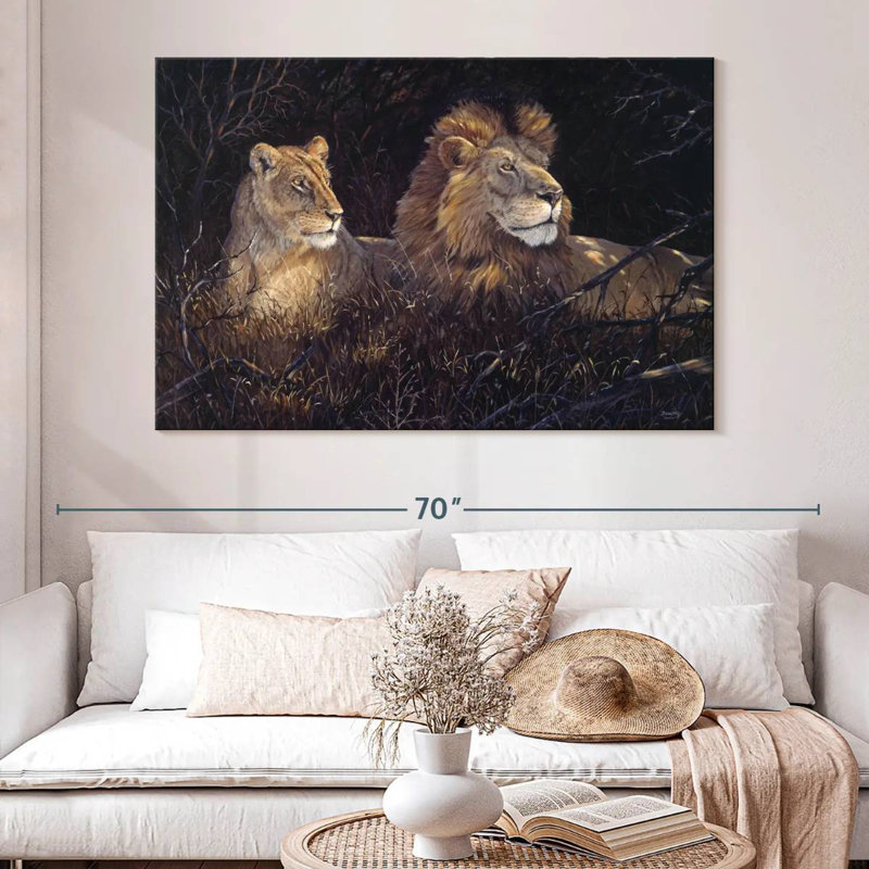 Brampt In Deep Shadows, 34" H x 51" W